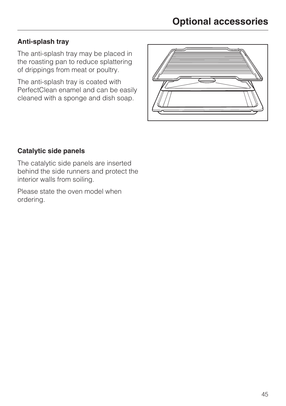 Optional accessories | Miele H 4242 B User Manual | Page 45 / 56