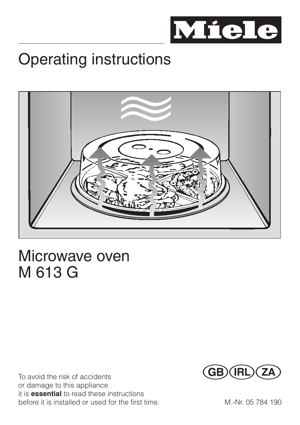 Miele M 613 G User Manual | 44 pages