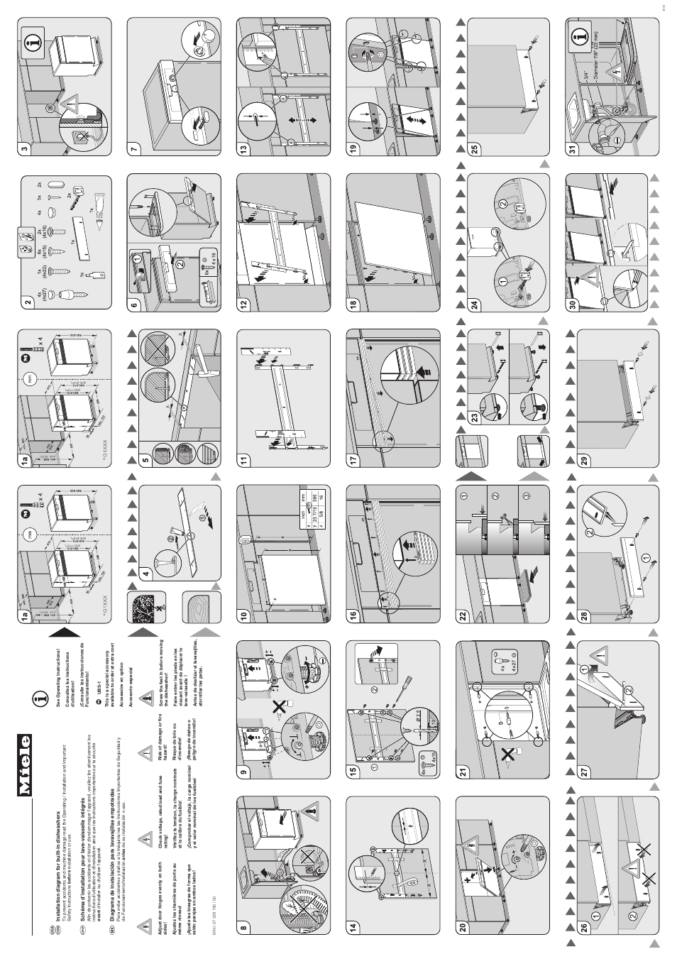 Miele 07329190/00 User Manual | 1 page