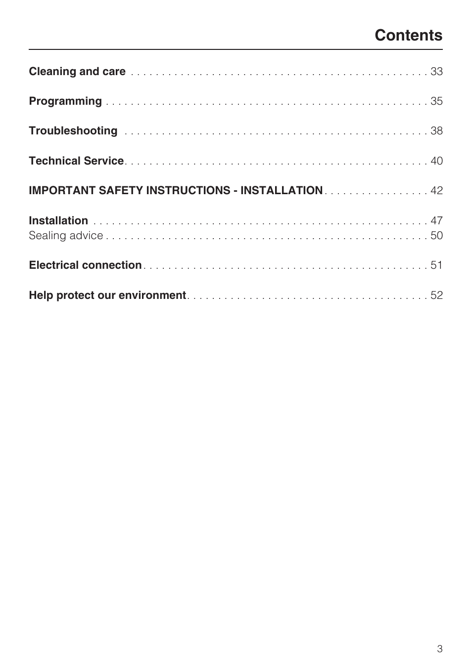 Miele KM5947 User Manual | Page 3 / 56