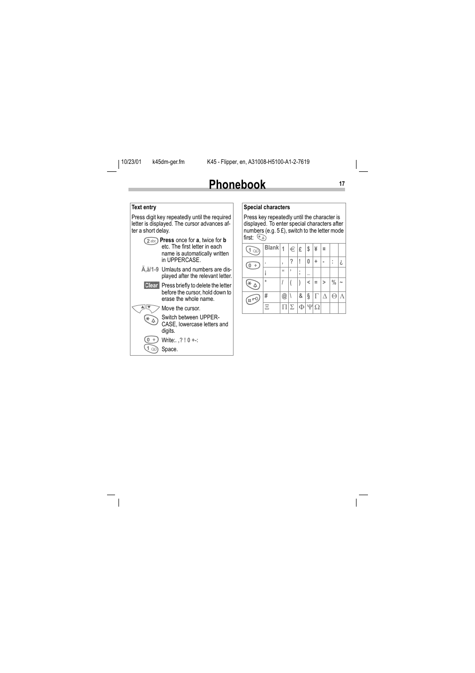 3krqherrn | Siemens C45 User Manual | Page 19 / 82