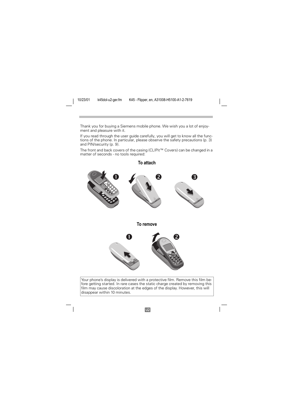 Siemens C45 User Manual | Page 2 / 82