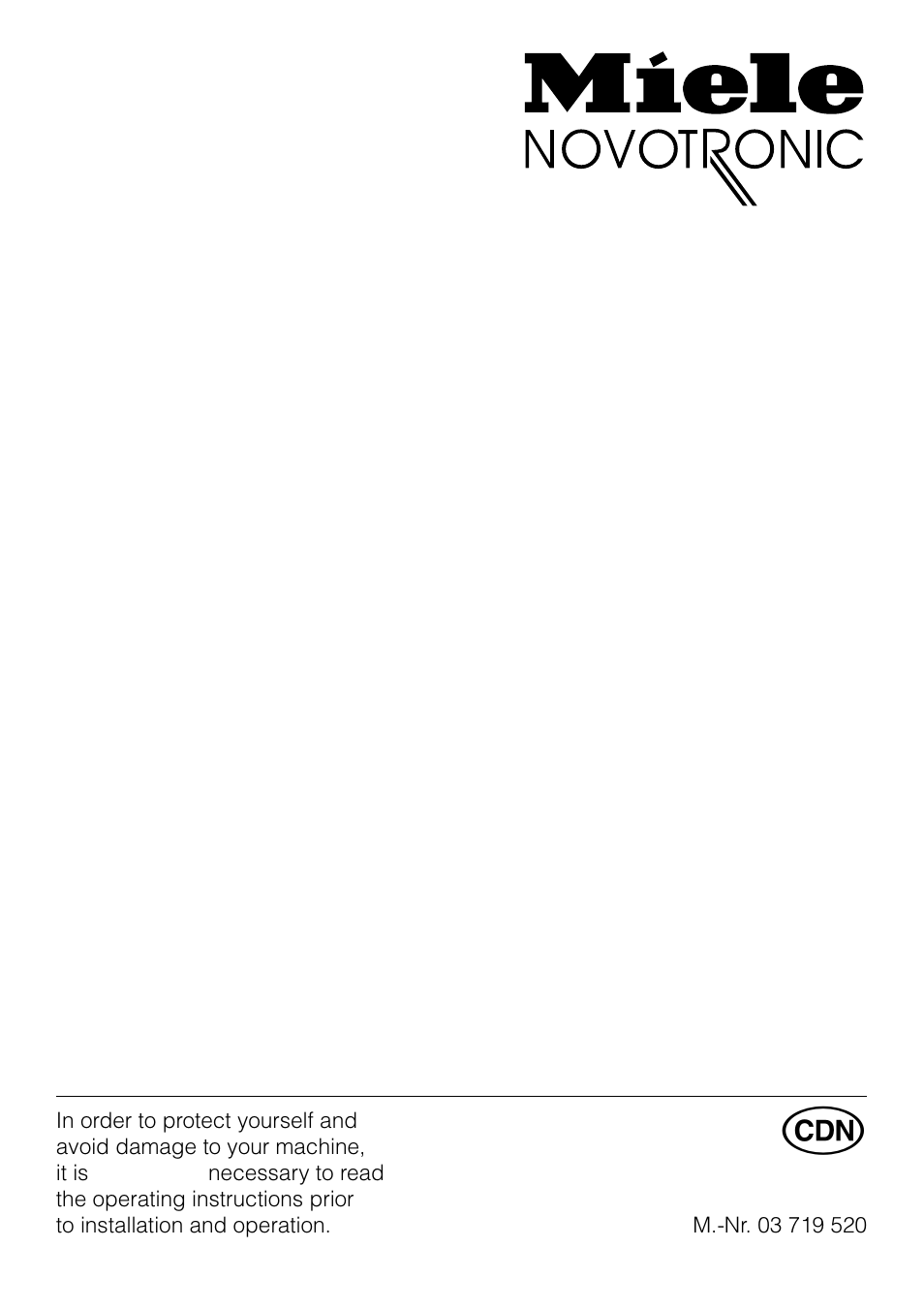 Miele T 1565 C User Manual | 28 pages