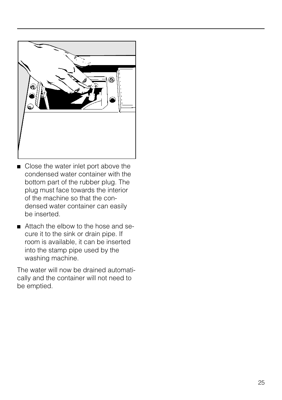 Installation | Miele T 1565 C User Manual | Page 25 / 28
