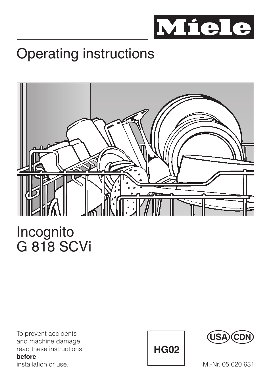 Miele INCOGNITO G 818 SCVI User Manual | 56 pages