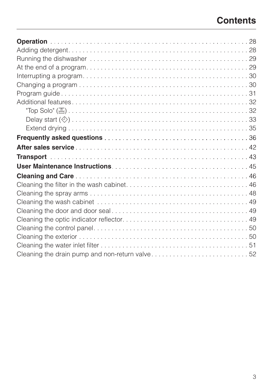 Miele INCOGNITO G 818 SCVI User Manual | Page 3 / 56
