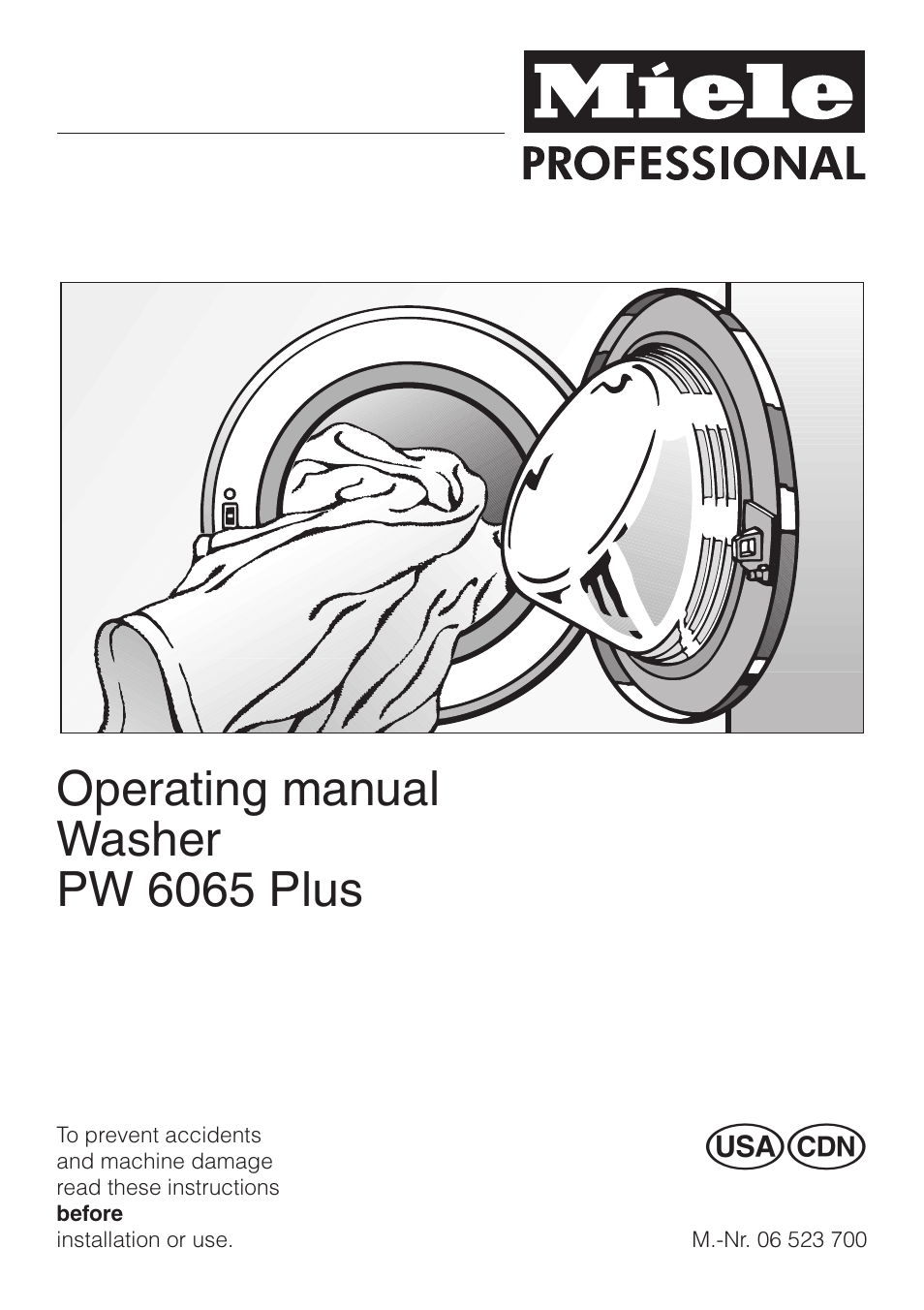 Miele PW 6065 User Manual | 72 pages