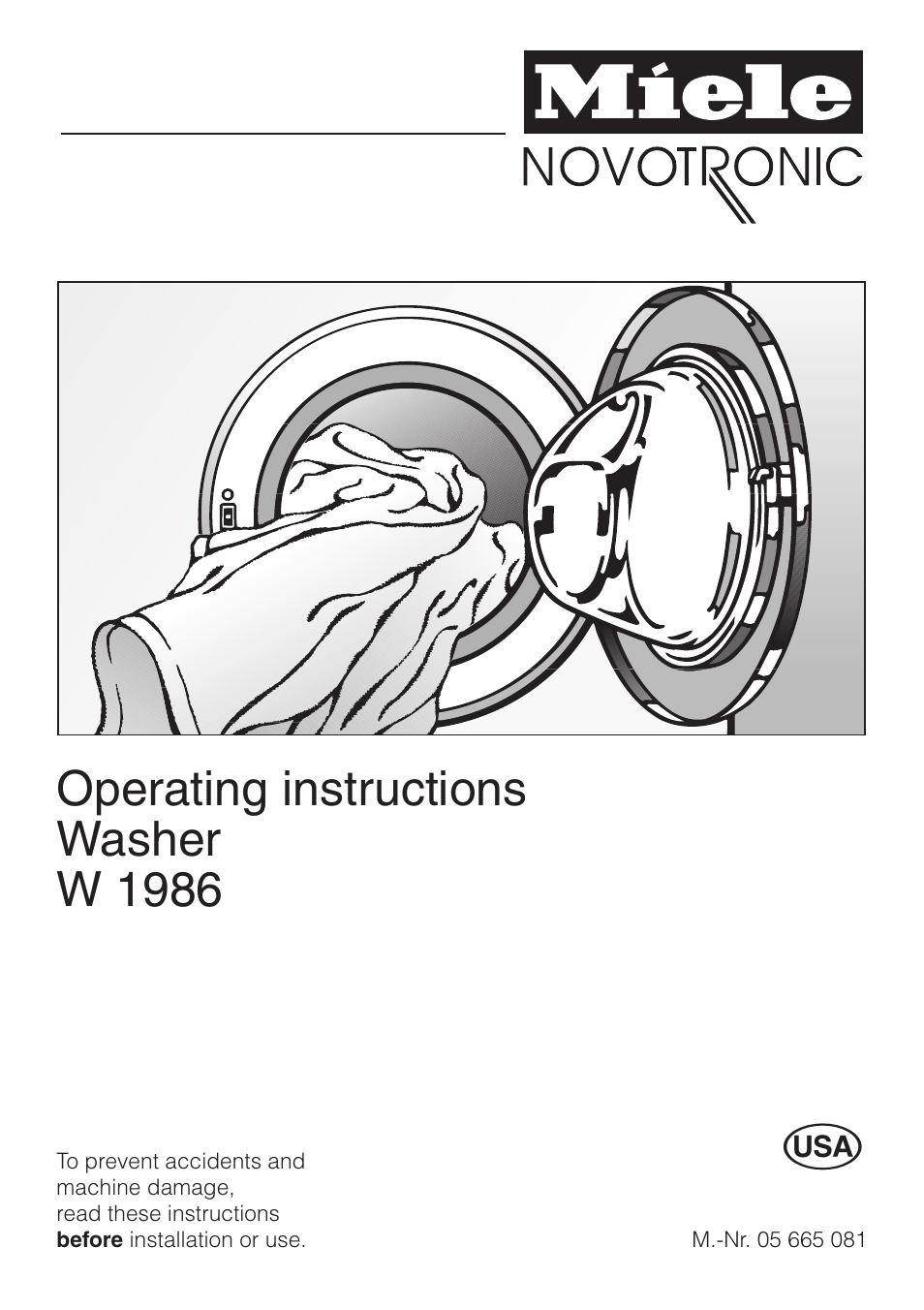 Miele W1986 User Manual | 52 pages