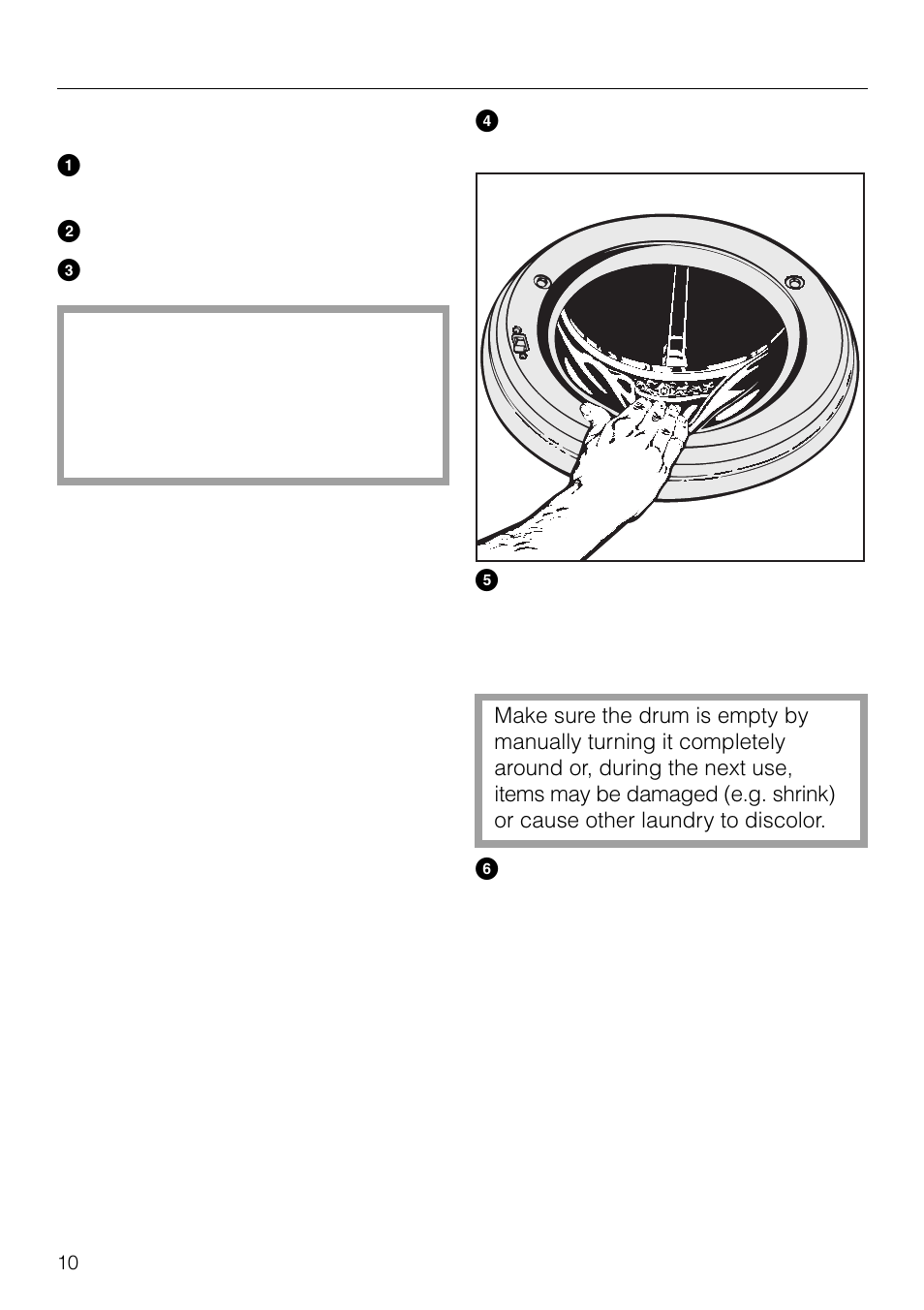End of programme 10, End of programme | Miele W 1918 User Manual | Page 10 / 48