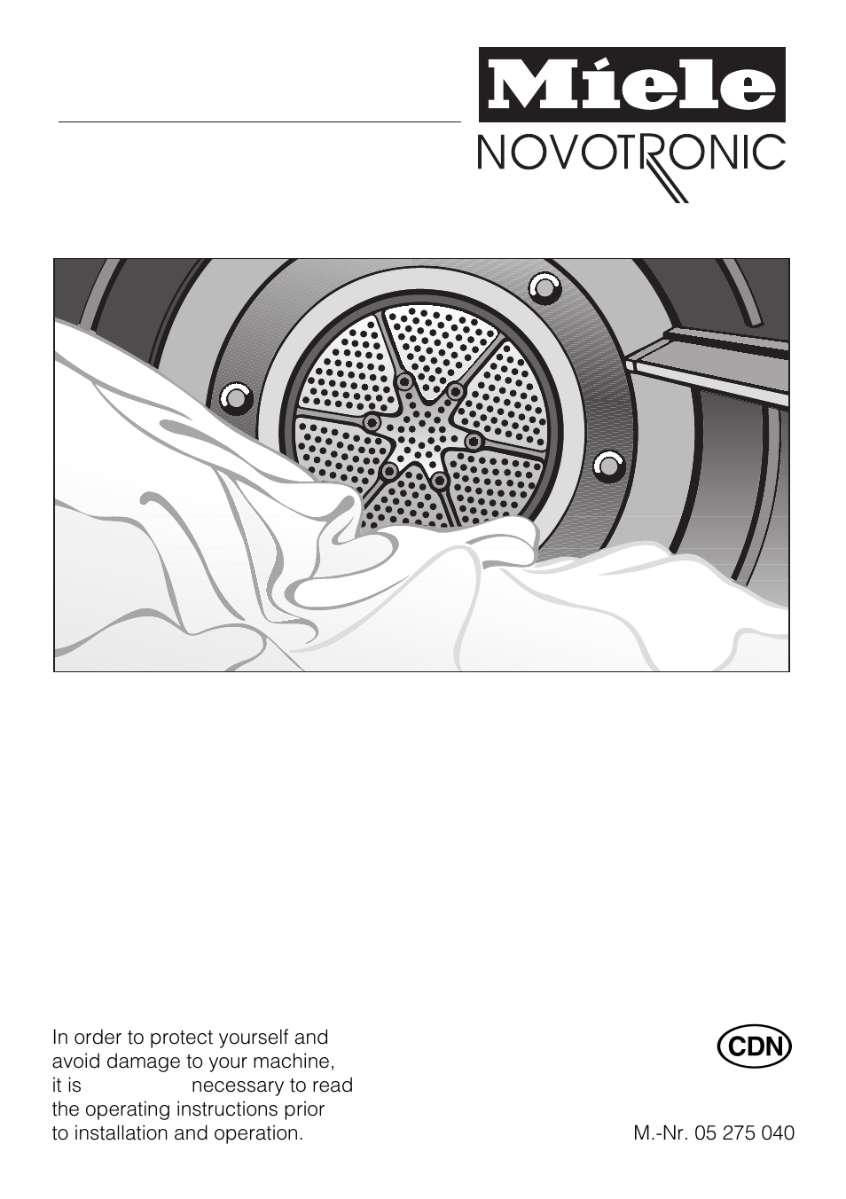 Miele NOVOTRONIC T 1515 User Manual | 28 pages