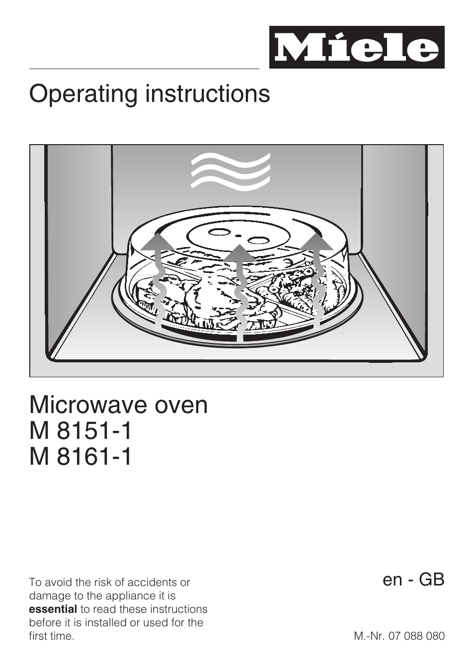 Miele M 8151-1 User Manual | 56 pages