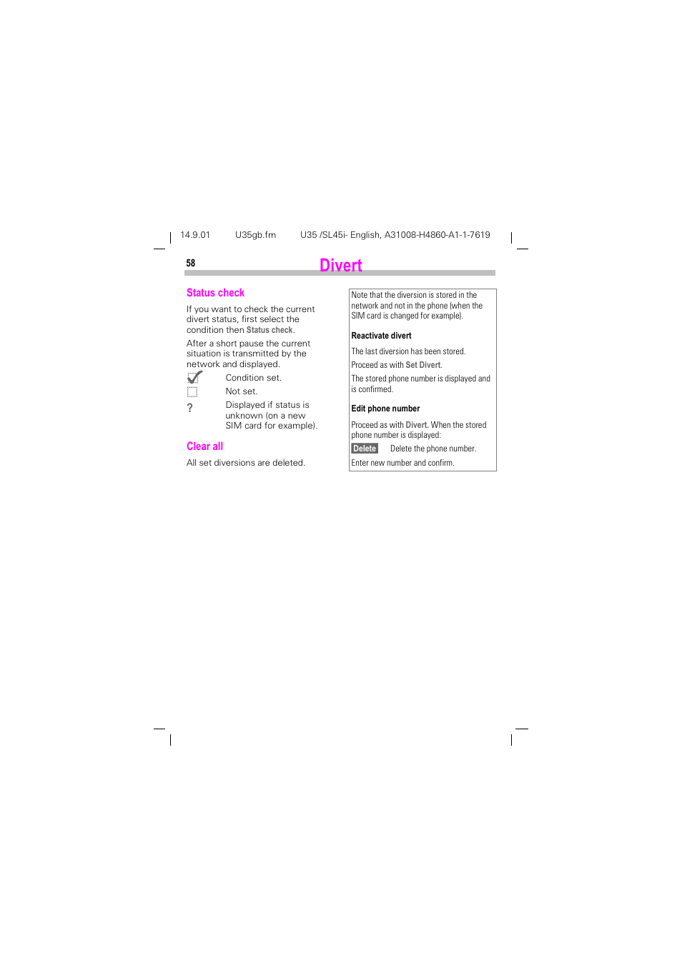 Lyhuw | Siemens SL45i User Manual | Page 60 / 90