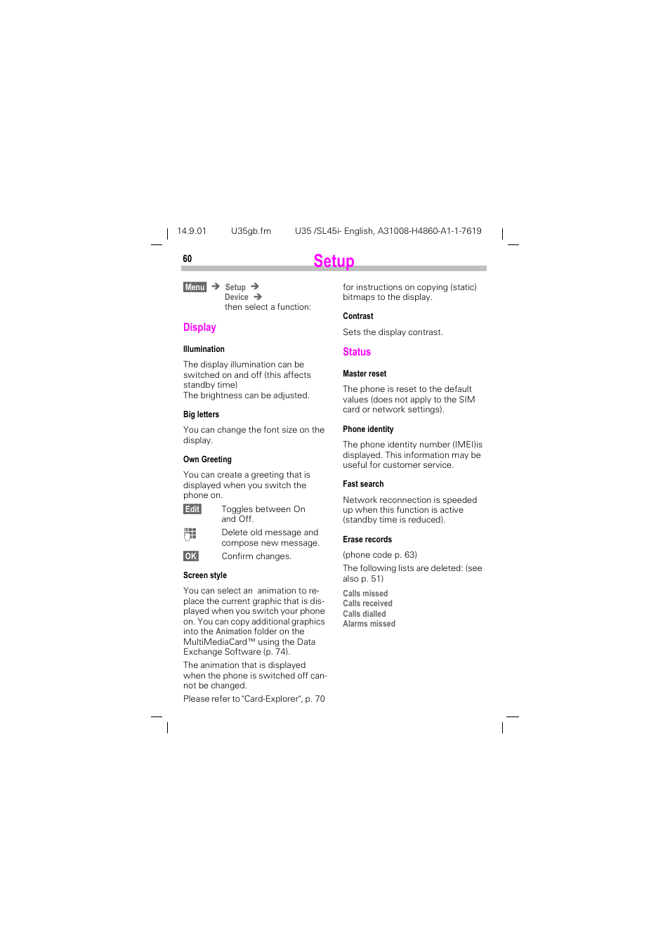 P. 60, 6hwxs | Siemens SL45i User Manual | Page 62 / 90