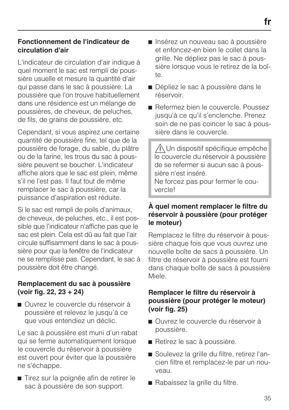 Miele S 6000 User Manual | Page 35 / 80