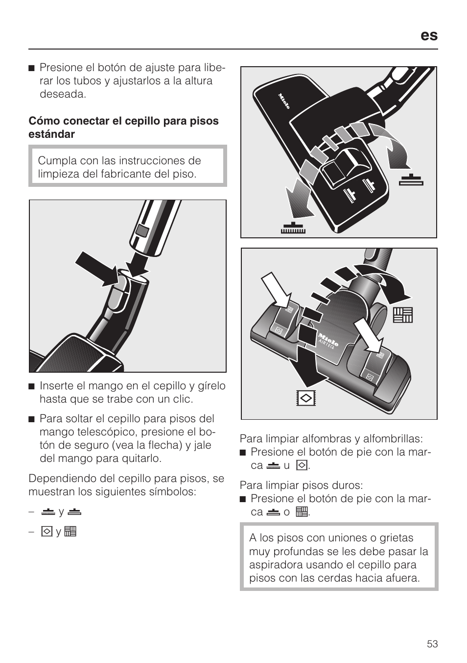 Miele S 6000 User Manual | Page 53 / 80
