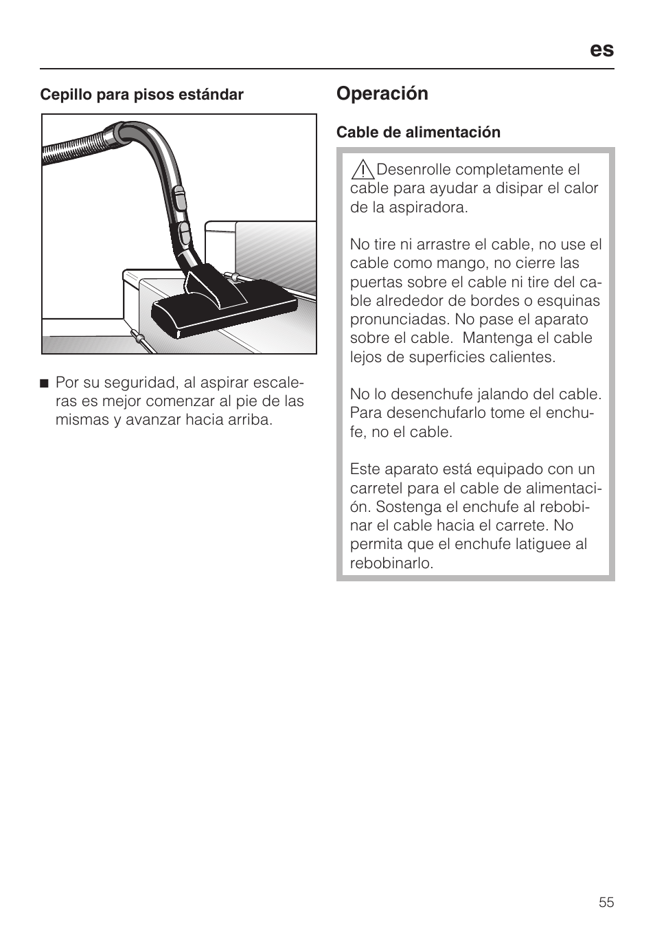 Miele S 6000 User Manual | Page 55 / 80