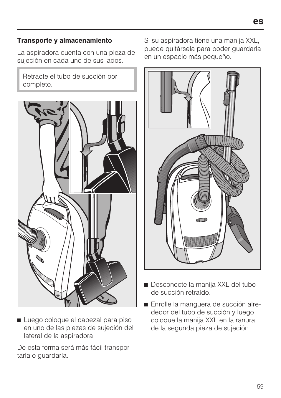 Miele S 6000 User Manual | Page 59 / 80