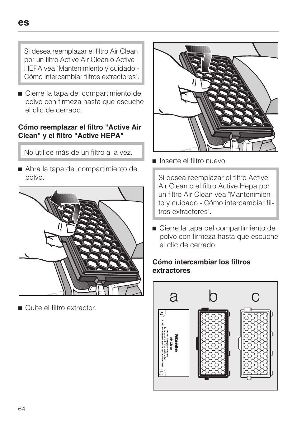 Miele S 6000 User Manual | Page 64 / 80