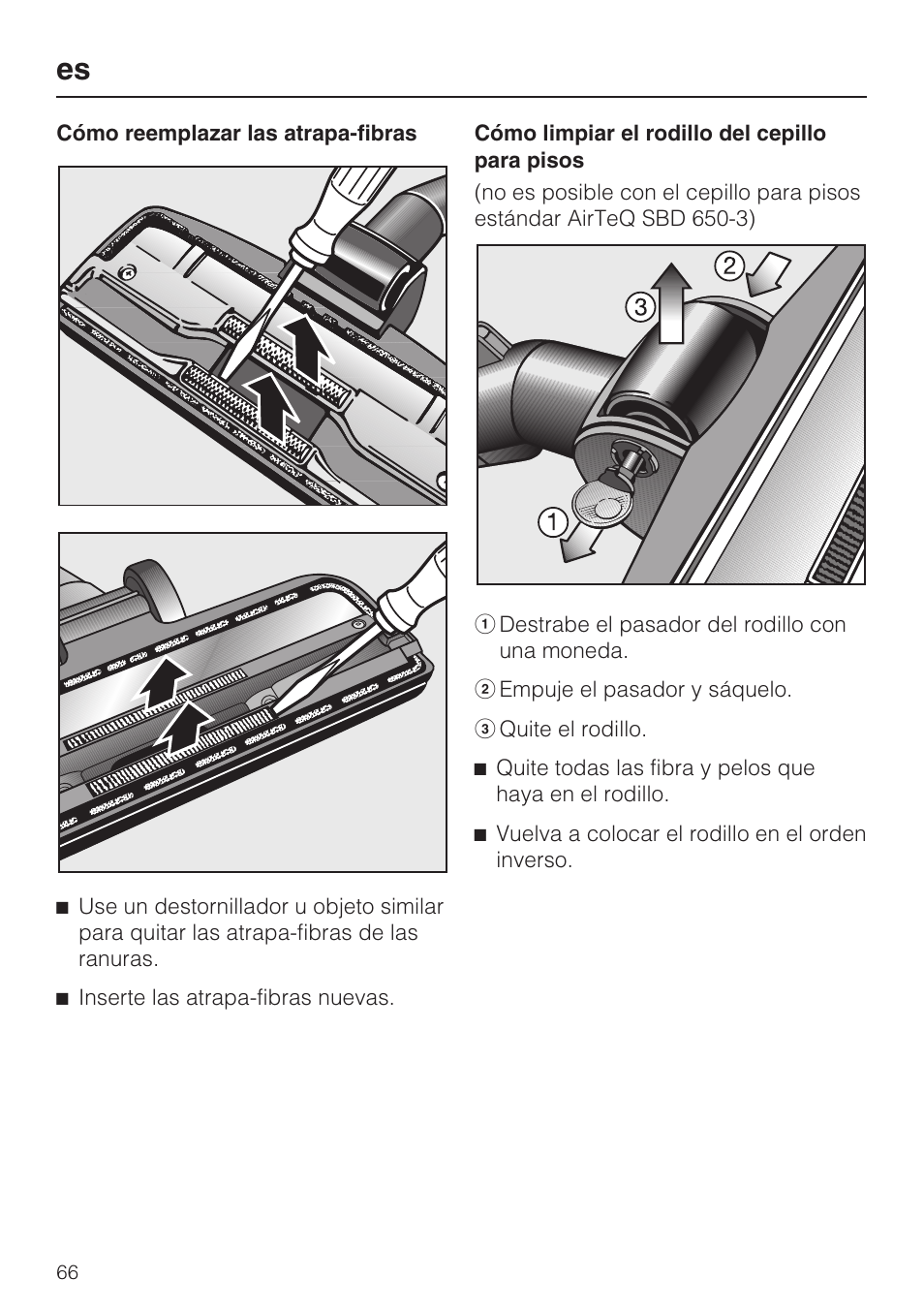 Miele S 6000 User Manual | Page 66 / 80