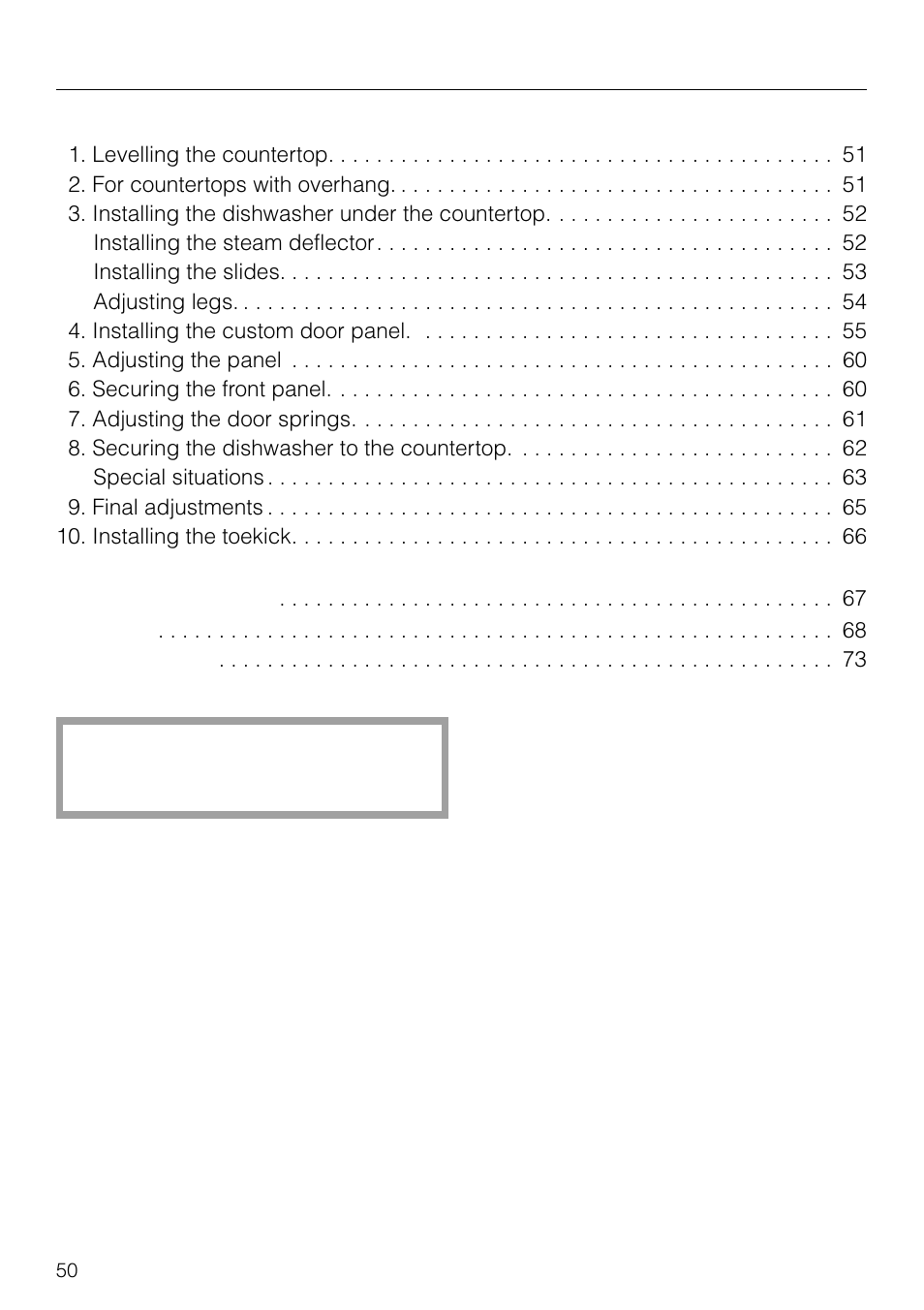 Miele G 879 SCVI User Manual | Page 50 / 76