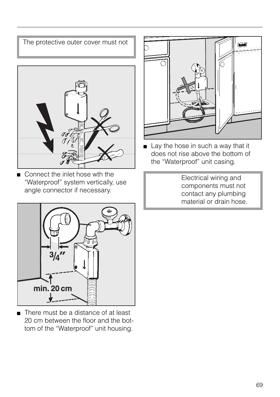 Plumbing | Miele G 879 SCVI User Manual | Page 69 / 76