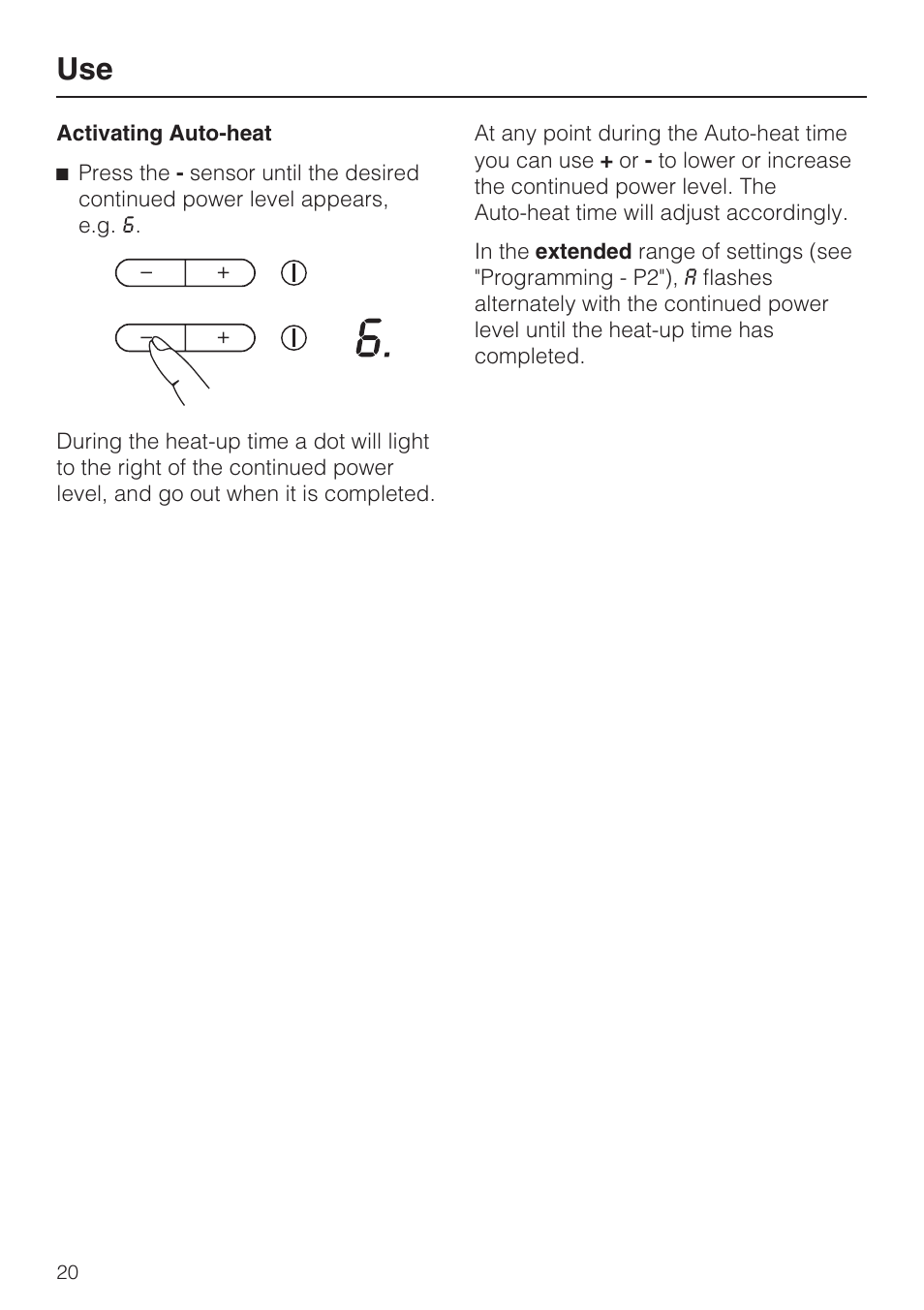 Miele KM5753 User Manual | Page 20 / 52