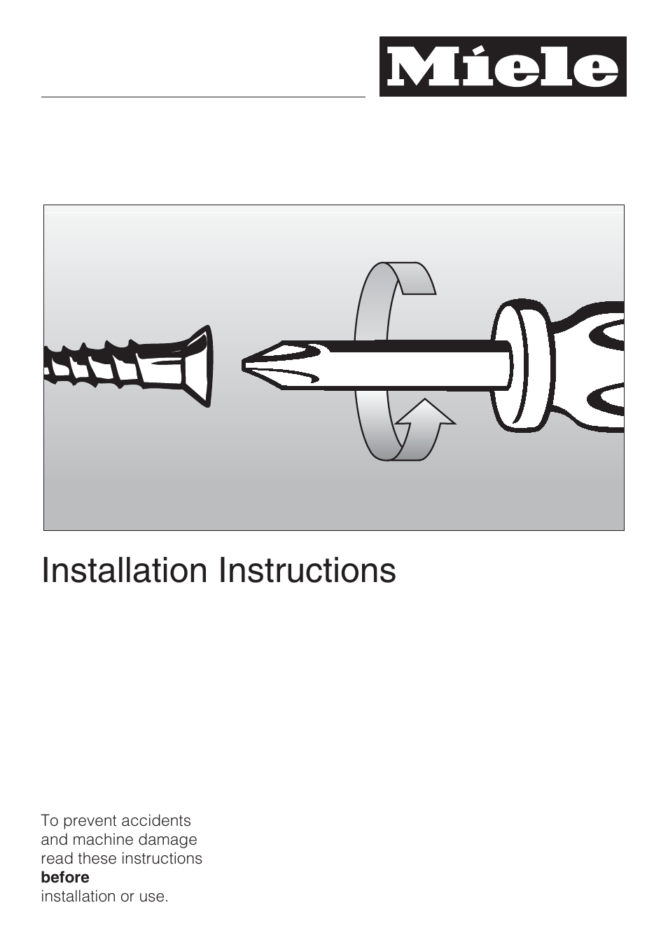 Installation instructions 39, Installation instructions | Miele KM5753 User Manual | Page 39 / 52