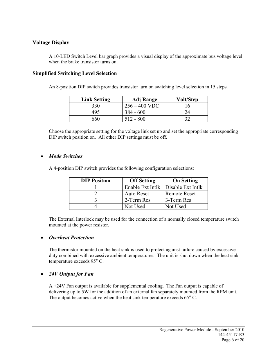 Magnetek 144-45117-R3 User Manual | Page 6 / 20