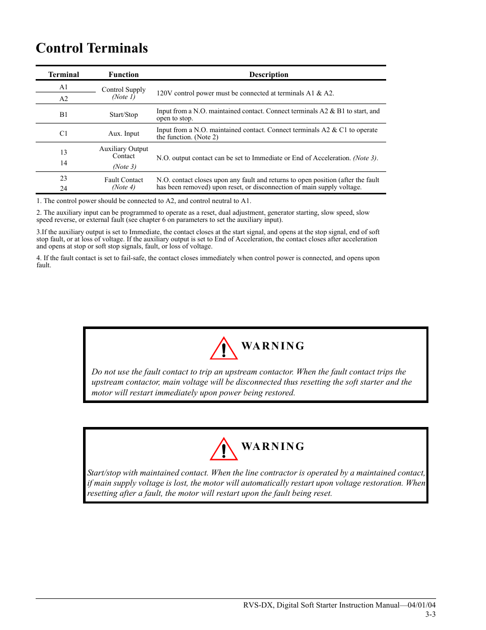 Control terminals | Magnetek 188-10130 User Manual | Page 17 / 67