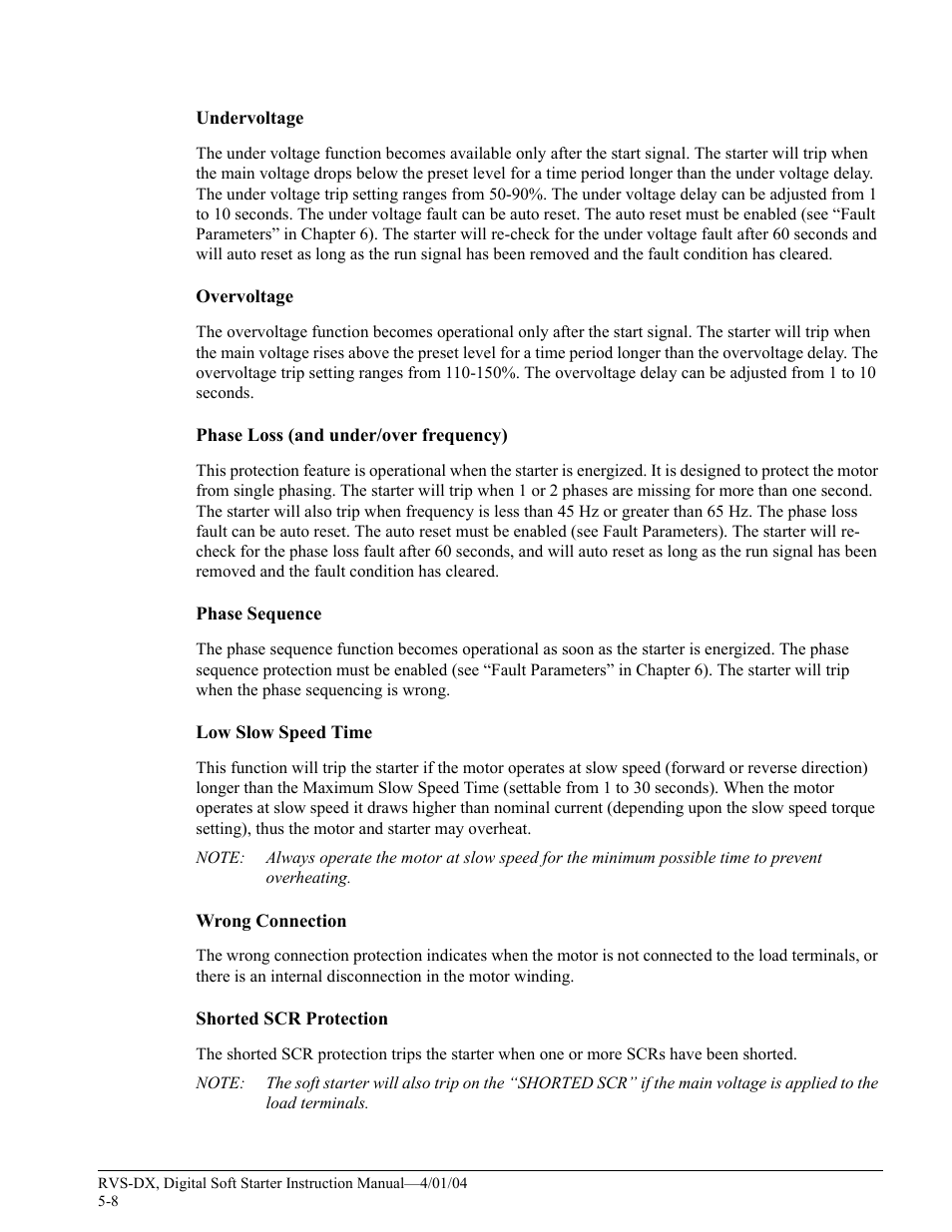 Magnetek 188-10130 User Manual | Page 34 / 67