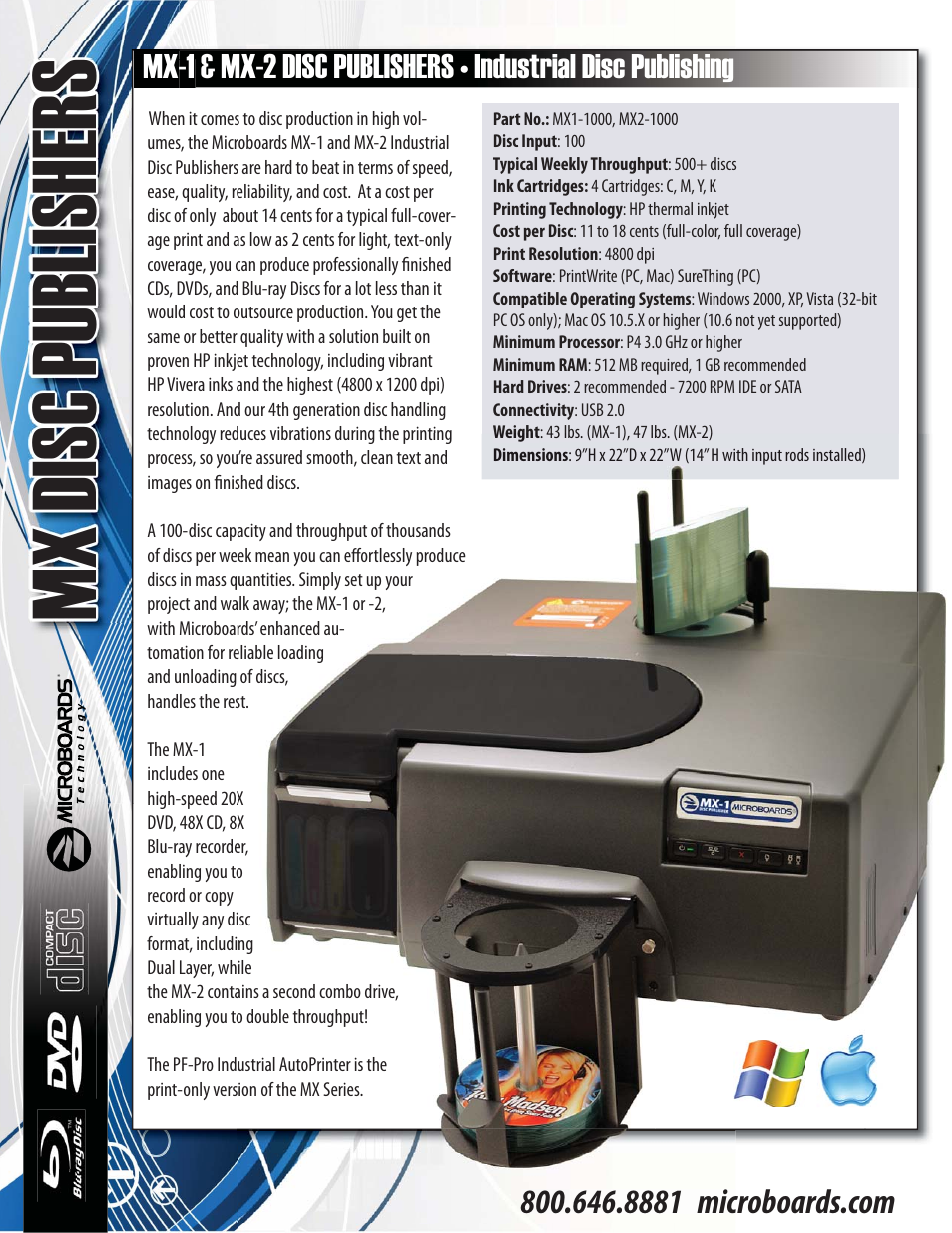 MicroBoards Technology MX-1 User Manual | 1 page