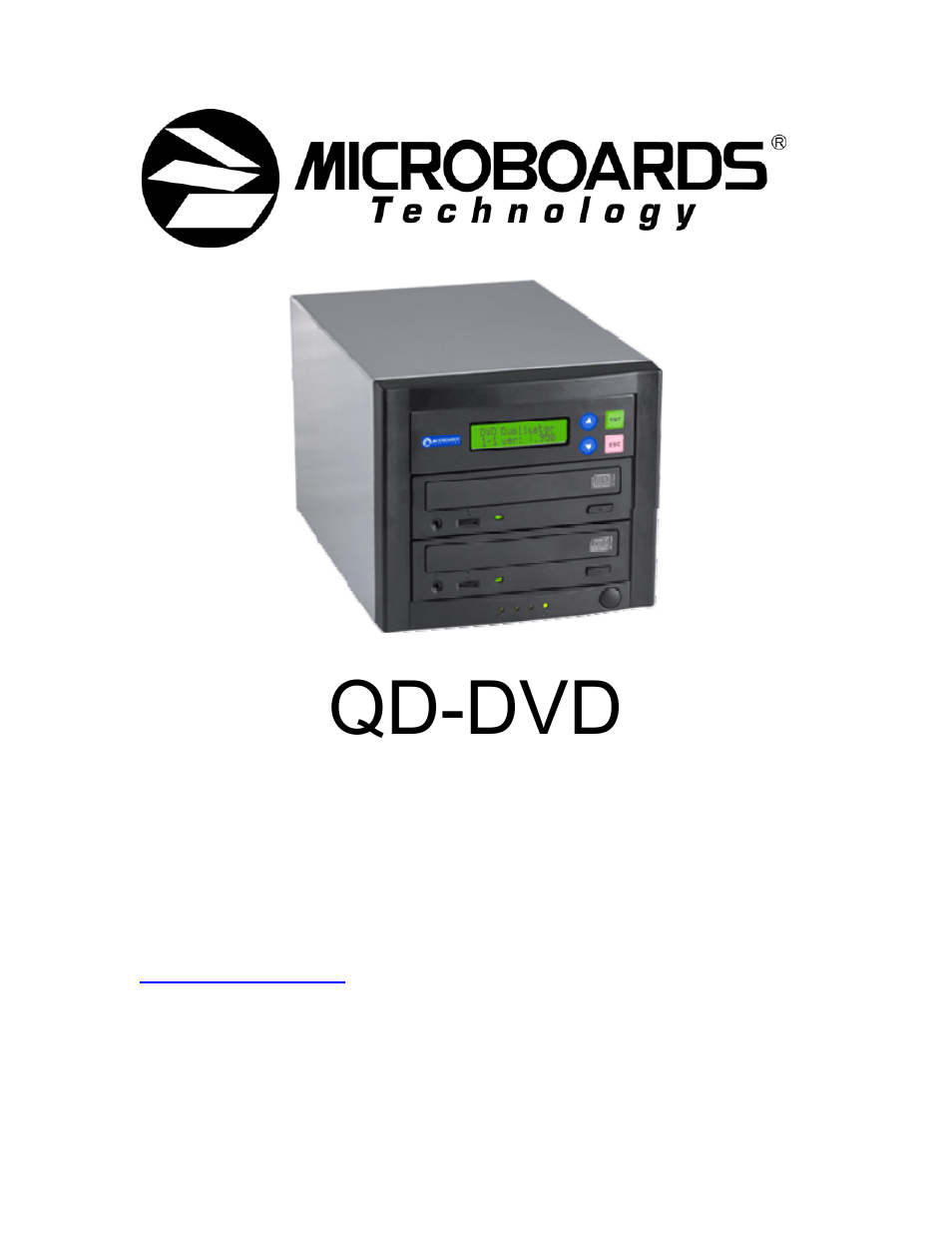 MicroBoards Technology QD-DVD User Manual | 21 pages