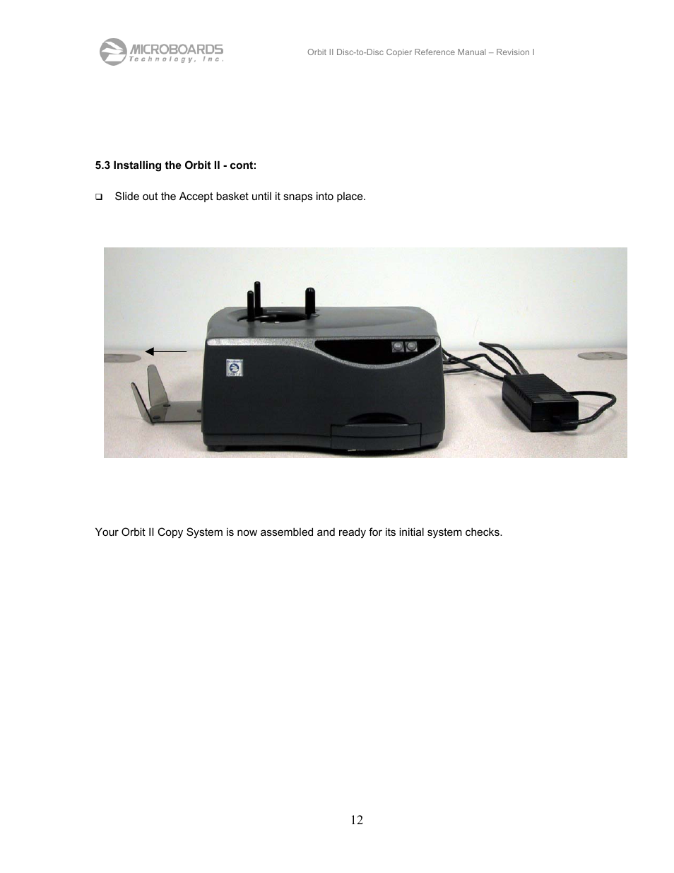 MicroBoards Technology CD Disc-to-Disc Office Copier II User Manual | Page 12 / 39