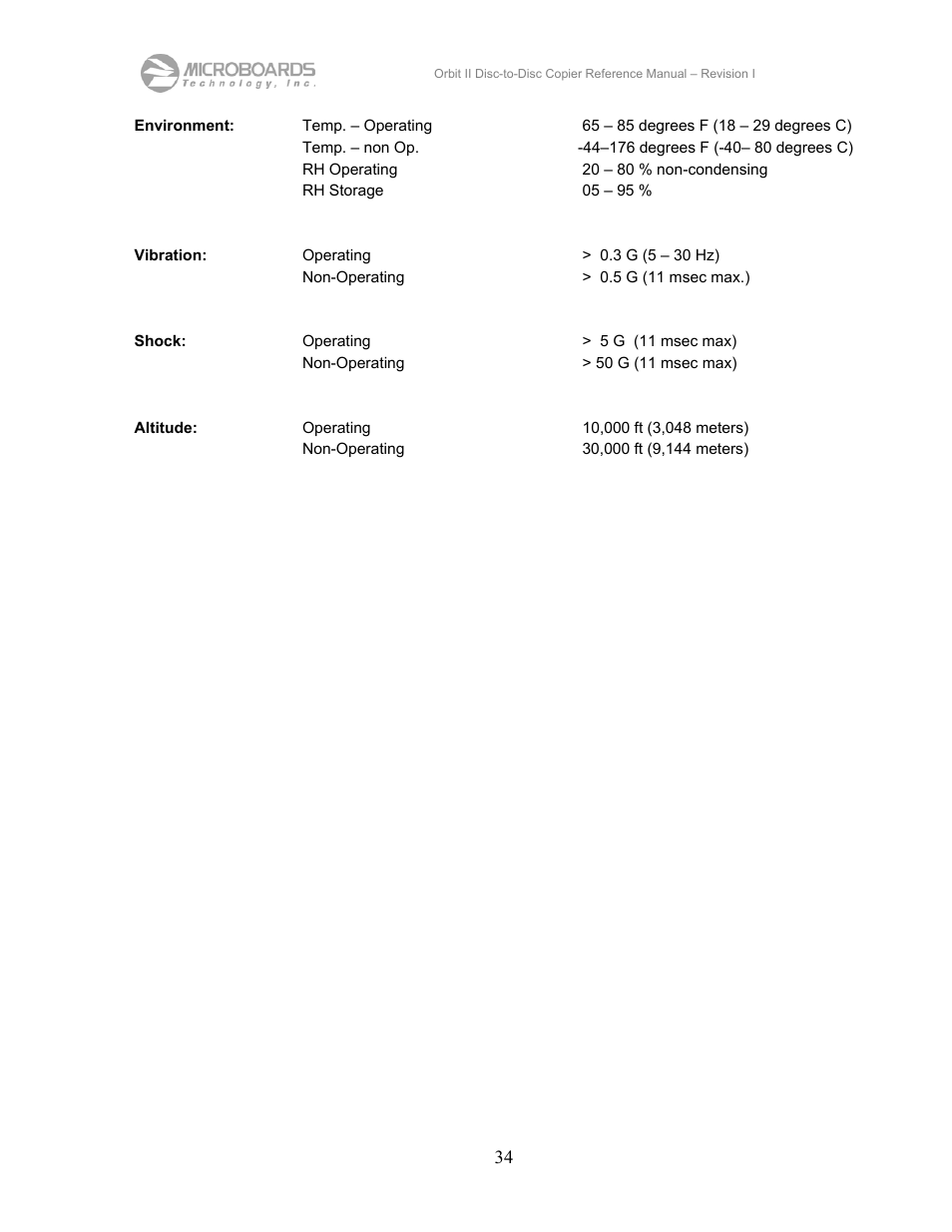 MicroBoards Technology CD Disc-to-Disc Office Copier II User Manual | Page 34 / 39