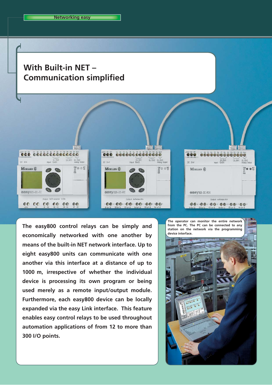 With built-in net – communication simplified | Moeller Marine EASY 600 User Manual | Page 6 / 12