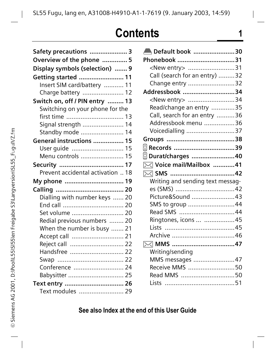 Siemens SL55 User Manual | Page 2 / 137