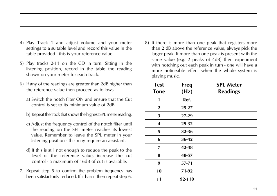 Getting the most from your subwoofer | Mordaunt-Short MS309W User Manual | Page 11 / 16