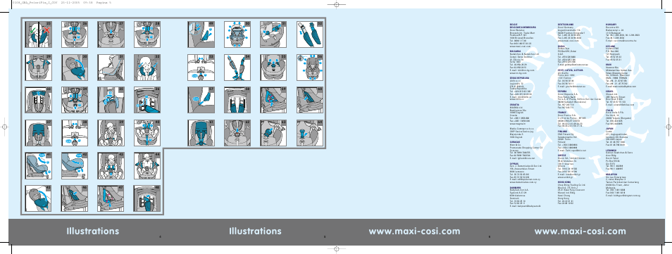 Illustrations | Maxi-Cosi Car Seat User Manual | Page 5 / 96