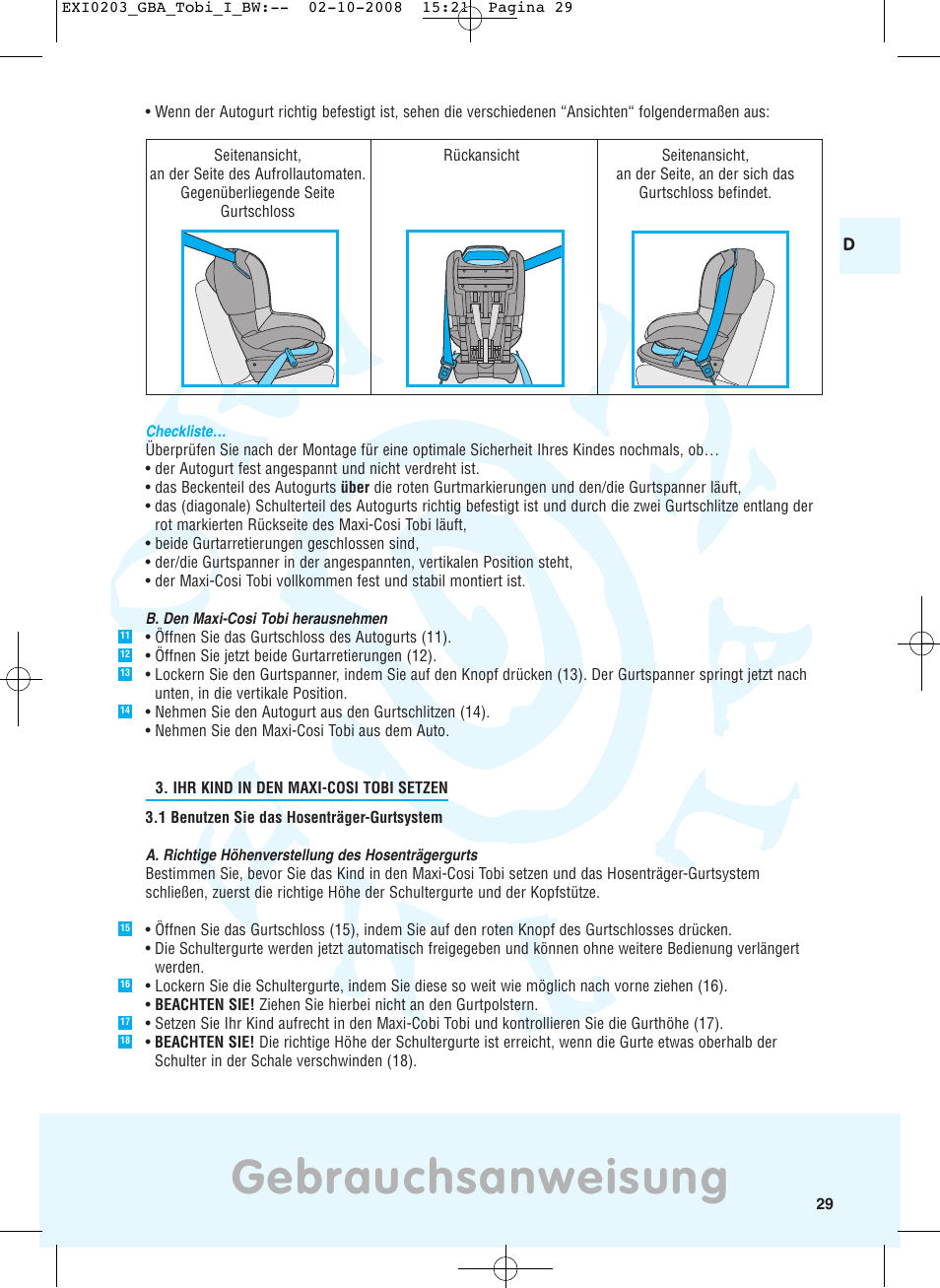 Gebrauchsanweisung | Maxi-Cosi TOBI DRU0632 User Manual | Page 25 / 74