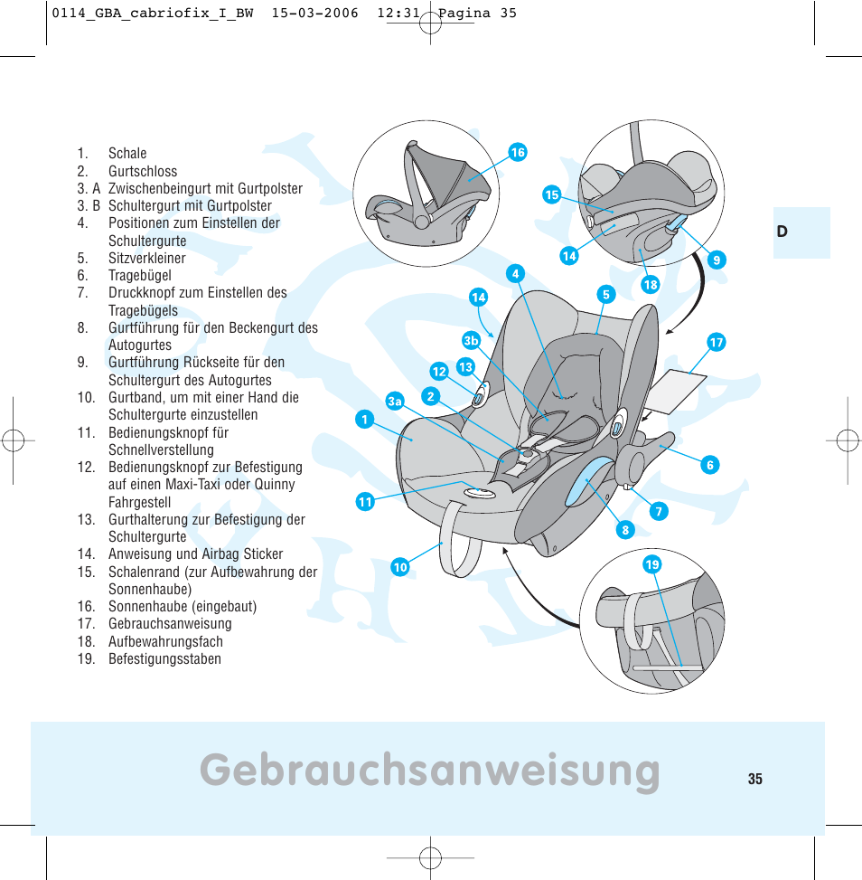 Gebrauchsanweisung | Maxi-Cosi THE SAFE WORLD OF I User Manual | Page 31 / 98