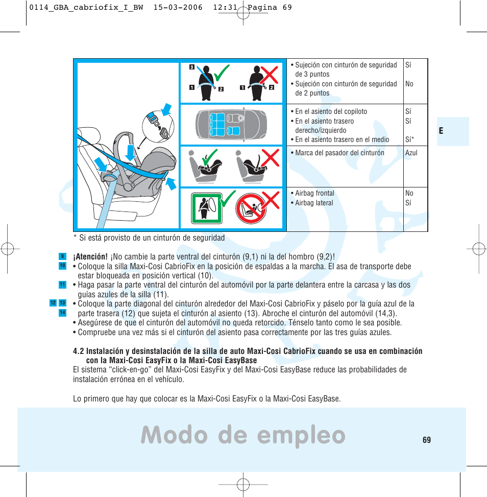 Modo de empleo | Maxi-Cosi THE SAFE WORLD OF I User Manual | Page 65 / 98