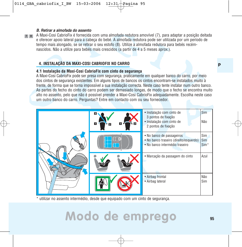 Modo de emprego | Maxi-Cosi THE SAFE WORLD OF I User Manual | Page 91 / 98