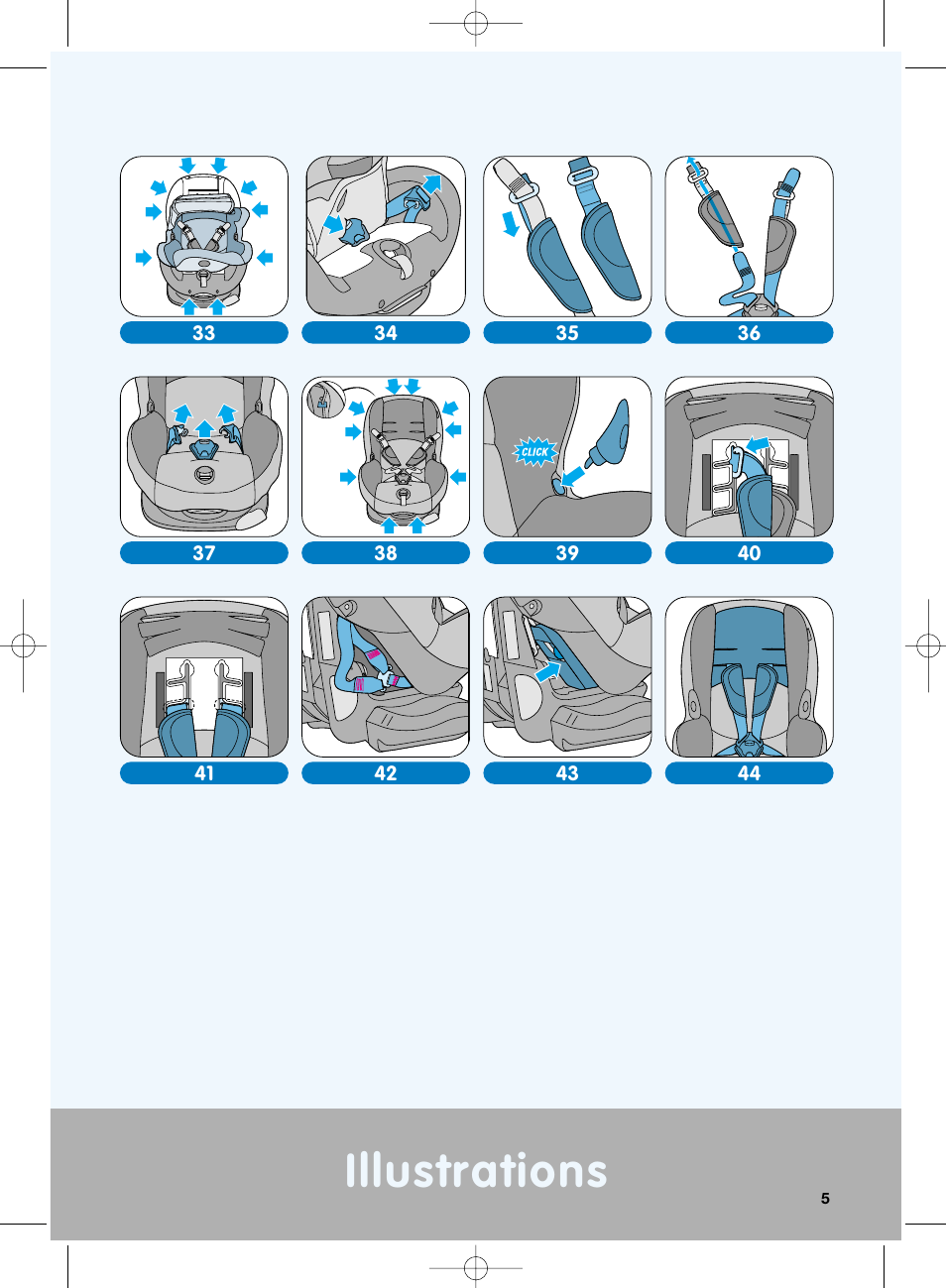 Illustrations | Maxi-Cosi Priori XP User Manual | Page 5 / 48