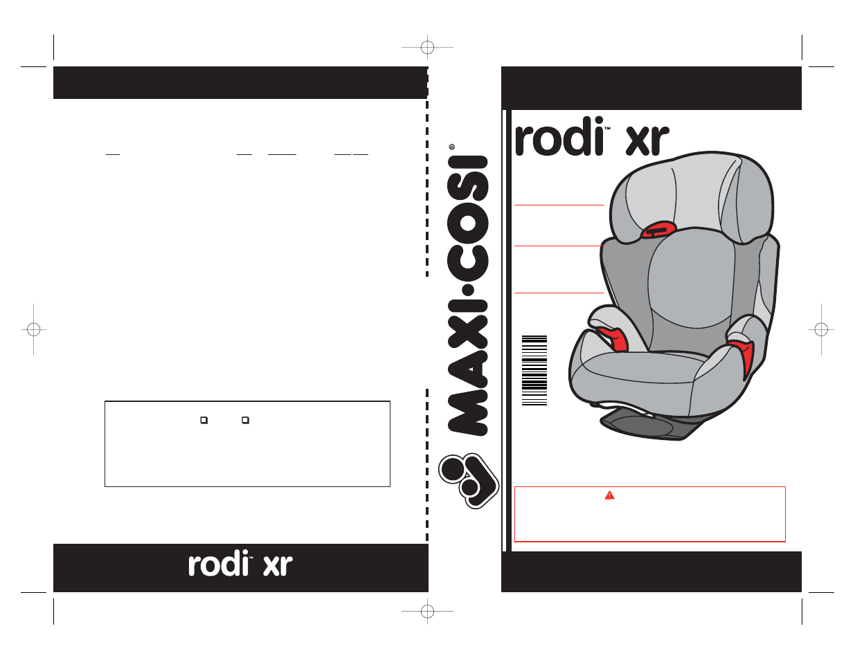 Maxi-Cosi 4358-4583 User Manual | 12 pages