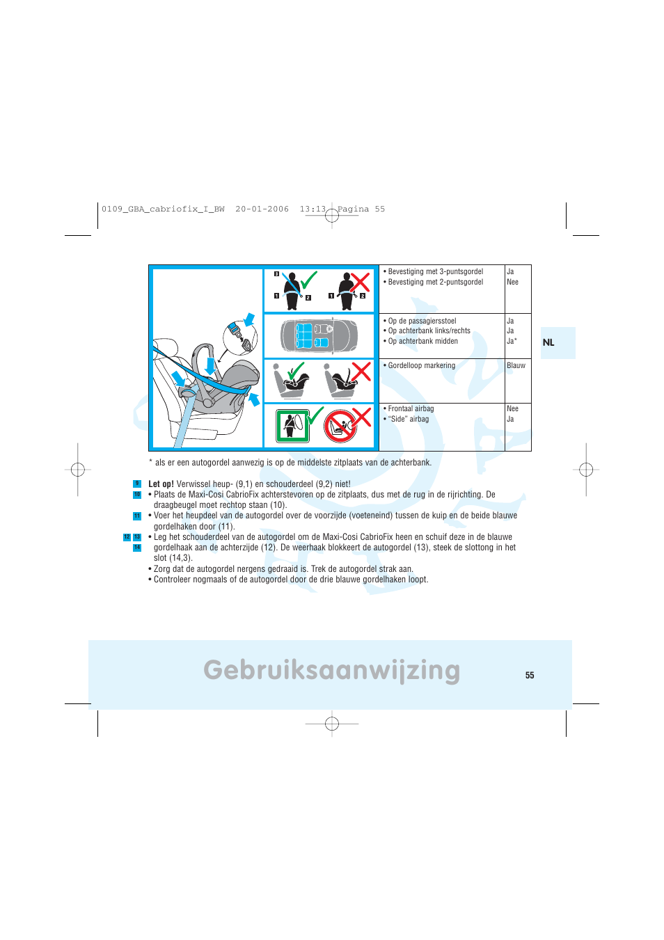 Gebruiksaanwijzing | Maxi-Cosi Baby Crrier User Manual | Page 51 / 98