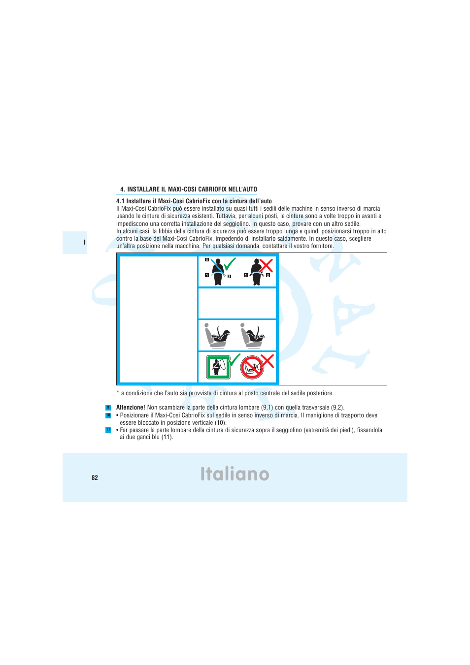 Italiano | Maxi-Cosi Baby Crrier User Manual | Page 78 / 98