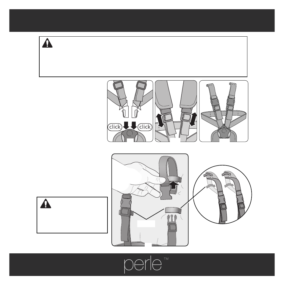Perle, Warning | Maxi-Cosi PERLE 1443 User Manual | Page 7 / 10