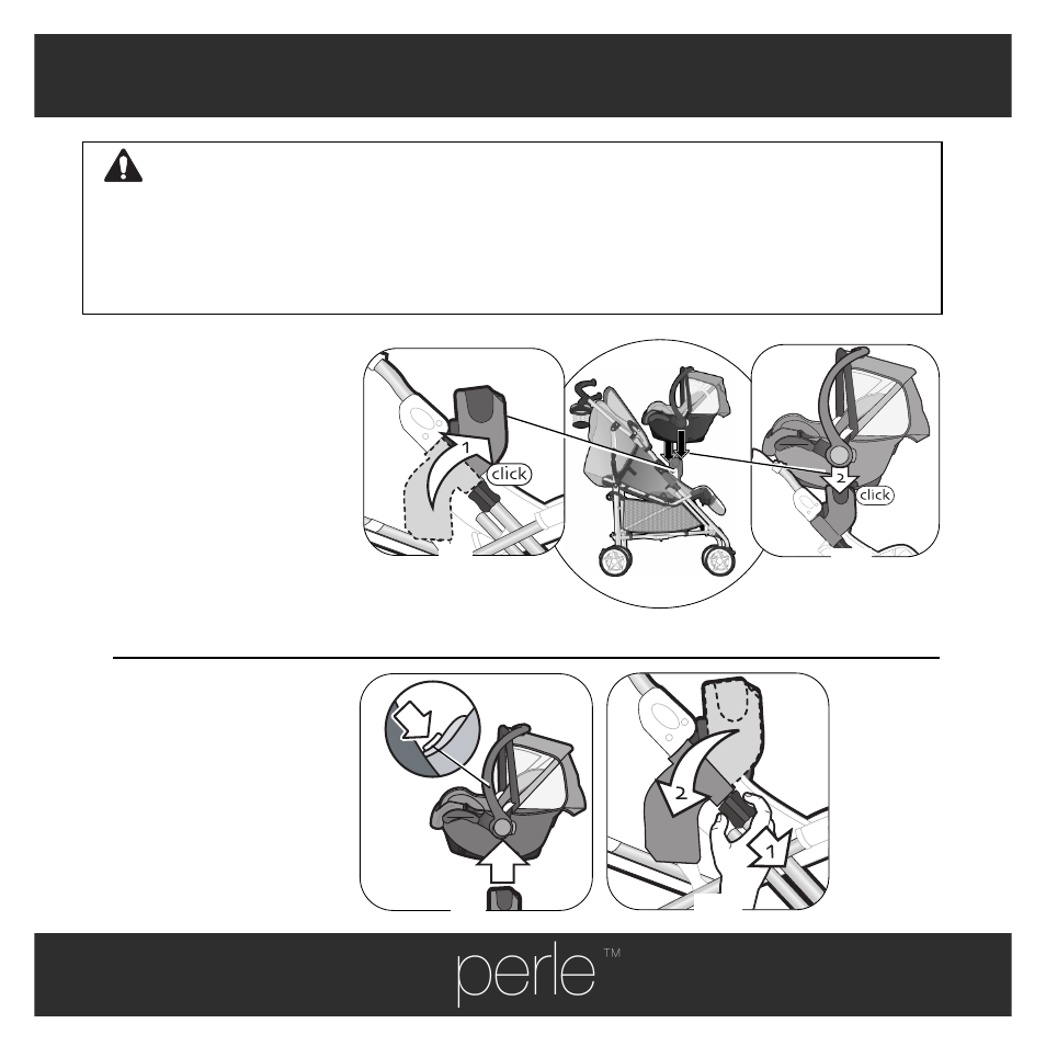 Perle, Warning | Maxi-Cosi PERLE 1443 User Manual | Page 9 / 10