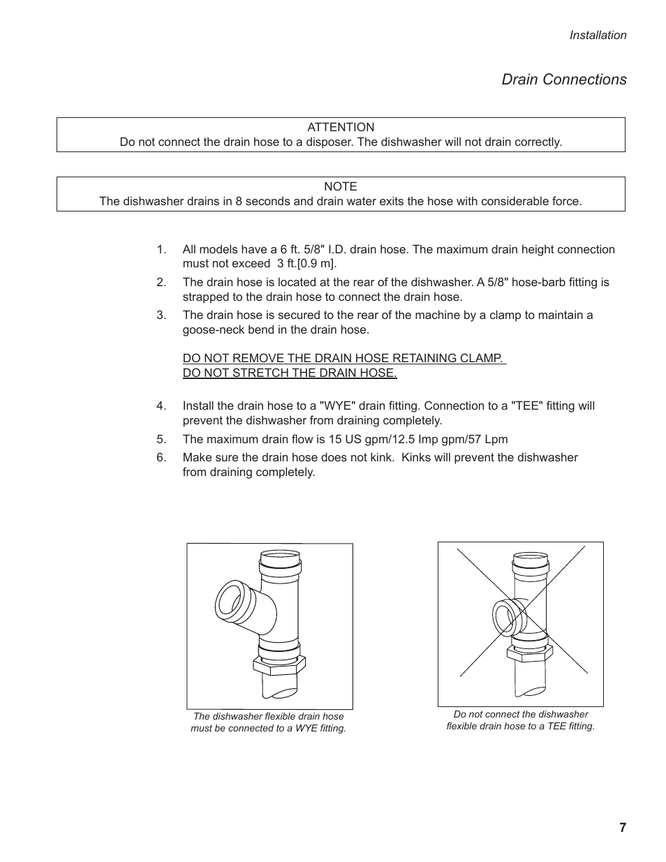 Drain connections | Moyer Diebel 501HT User Manual | Page 17 / 78