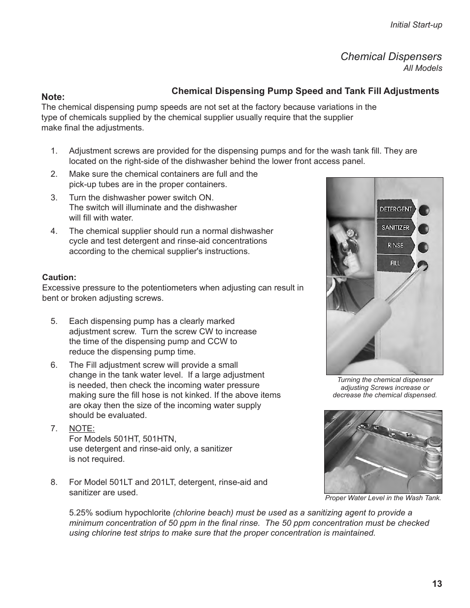 Chemical dispensers | Moyer Diebel 501HT User Manual | Page 23 / 78